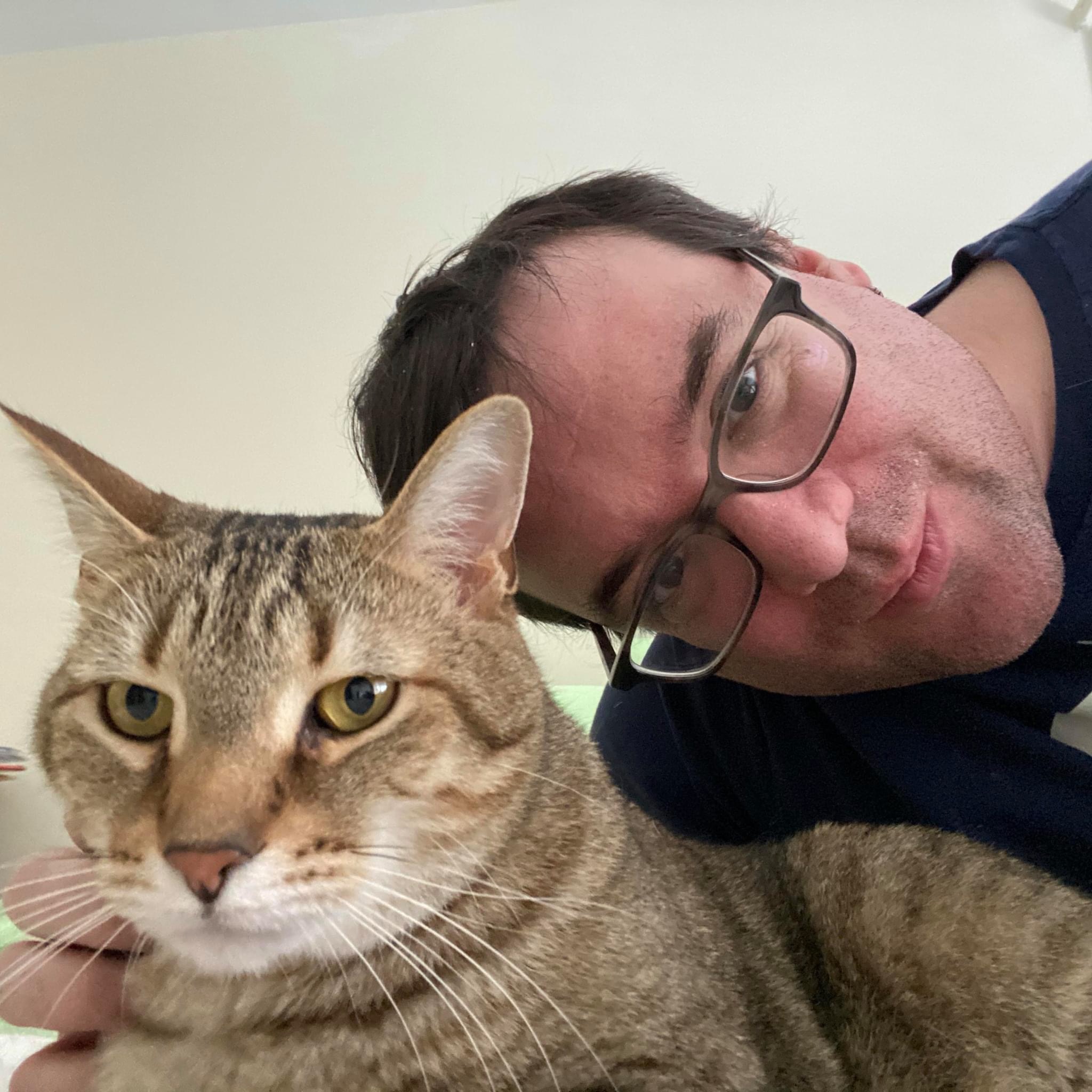 Me and Winston my cat
